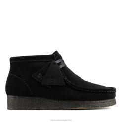 Clarks mujer Bota clarks wallabee de ante negro ante negro BPDZ206177 ante negro