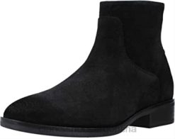 Clarks mujer Bota de moda Clarks Pure Rosa de ante negro para mujer BPDZ20105 ante negro