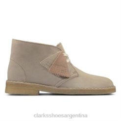 Clarks mujer bota safari clarks ante blanco roto BPDZ204167 gamuza blanca
