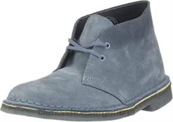 Clarks mujer bota safari mujer clarks ante azul gris BPDZ201103 gamuza gris azul