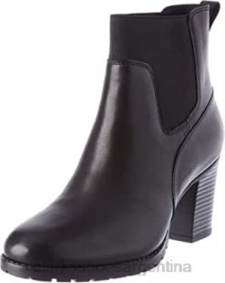 Clarks mujer Botas Clarks Verona Easy para mujer de piel negra. BPDZ202154 cuero negro