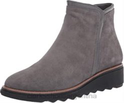 Clarks mujer Botas de moda Clarks Sharon Heights de ante gris para mujer BPDZ202498 gamuza gris