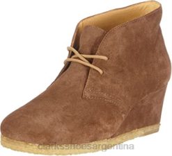 Clarks mujer botas safari yarra mujer clarks ante marrón nogal BPDZ202357 ante marrón nogal