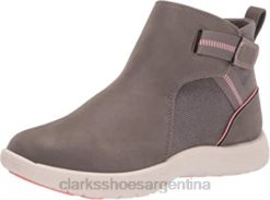 Clarks mujer Botín clarks adella cove de color piedra textil para mujer BPDZ201755 textil de piedra