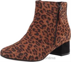 Clarks mujer Botín clarks marilyn beth de ante de leopardo tostado oscuro para mujer BPDZ201728 ante de leopardo tostado oscuro