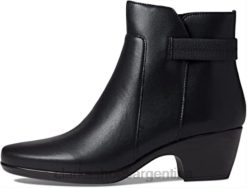 Clarks mujer Botín mujer Emily Holly de piel negra clarks BPDZ202828 cuero negro