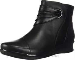 Clarks mujer Botines Clarks Hope Twirl para mujer de piel negra. BPDZ202530 cuero negro