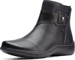 Clarks mujer Botines clarks mujer cora tropic piel metalizada negro piel BPDZ201682 cuero negro