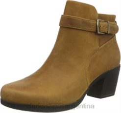 Clarks mujer botines clarks un lindel lo marrón oscuro tostado aceitoso tostado oscuro aceitoso BPDZ202083 marrón bronceado oscuro aceitoso bronceado oscuro aceitoso