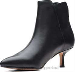 Clarks mujer Botines de tacón de mujer violeta 55 zip black croc ante/piel clarks negro BPDZ202941 negro