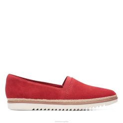 Clarks mujer clarks ante rojo serena paige BPDZ203216 gamuza roja