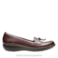 Clarks mujer clarks burdeos cuero ashland bubble BPDZ203985 cuero burdeos