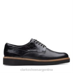 Clarks mujer clarks combi negros glickly derby BPDZ203867 combinado negro