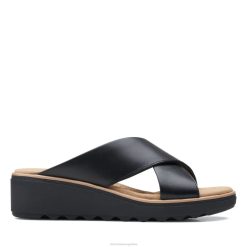 Clarks mujer clarks de cuero negro jillian gem BPDZ203416 cuero negro