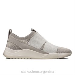 Clarks mujer clarks de plata tamizar slip BPDZ204296 plata