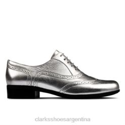 Clarks mujer clarks hamble roble metalizado plateado BPDZ203931 plata metalizada