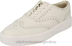 Clarks mujer clarks hero brogue mujer blanco cuero blanco cuero blanco BPDZ20570 cuero blanco