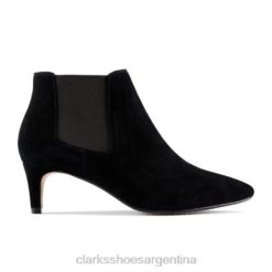 Clarks mujer clarks laina 55 bota 2 de gamuza negra BPDZ204224 ante negro