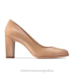 Clarks mujer Clarks praliné patente kaylcara BPDZ204017 patente de praliné