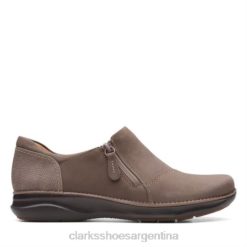 Clarks mujer clarks taupe nubuck appley zip BPDZ203897 nubuck topo