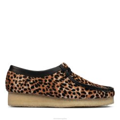 Clarks mujer clarks wallabee con estampado de leopardo BPDZ203209 estampado de leopardo