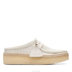 Clarks mujer clarks wallabee cup lo ante blanco BPDZ203290 gamuza blanca