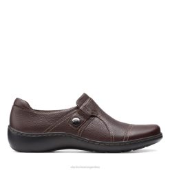 Clarks mujer cora amapola marrón oscuro caído marrón oscuro clarks caídos BPDZ206302 marrón oscuro caído