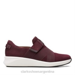 Clarks mujer correa clarks un rio de ante burdeos BPDZ204008 ante burdeos