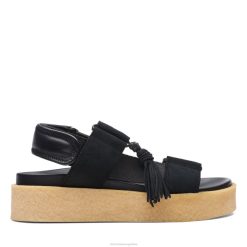 Clarks mujer crepé sndl clarks negro combi BPDZ203183 combinado negro