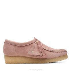 Clarks mujer cuero rosa rubor clarks wallabee cuero rosa rubor BPDZ205152 cuero rosa rubor