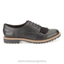 Clarks mujer griff mabel clarks cuero negro BPDZ203885 cuero negro