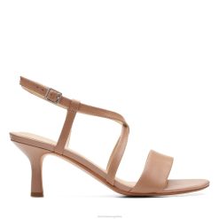 Clarks mujer hebilla clarks amali de cuero praliné BPDZ203368 cuero praliné
