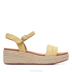 Clarks mujer kimmei stitch yel low ante yel low ante clarks BPDZ205222 gamuza amarilla