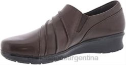 Clarks mujer Mocasín Hope Roxanne Mujer Clarks Cuero Marrón BPDZ20237