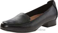 Clarks mujer mocasines clarks keesha luca con puntera cerrada para mujer de cuero negro BPDZ202981 cuero negro