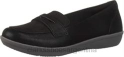 Clarks mujer mujer 26137762 ayla form clarks nobuck sintético negro BPDZ201909 nubuck sintético negro