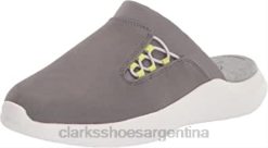 Clarks mujer Mule clarks nova easy de textil gris para mujer BPDZ20752 textil gris