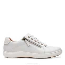 Clarks mujer nalle encaje cuero blanco clarks cuero blanco BPDZ205103 cuero blanco