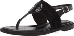 Clarks mujer negro sintético interés combi clarks women's reyna glam flat sandal BPDZ202099