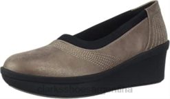 Clarks mujer paso de mujer plataforma rose sky clarks peltre textil BPDZ202573 textil de peltre