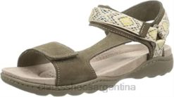 Clarks mujer Sandalia clarks amanda step de gamuza verde oliva para mujer BPDZ202680 ante oliva
