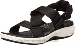 Clarks mujer Sandalia plana mira sun mujer textil negra clarks BPDZ201596