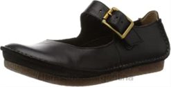 Clarks mujer Sandalias clarks janey june mujer con tira al tobillo negro BPDZ20650 cuero negro