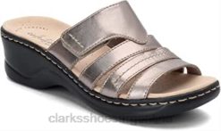 Clarks mujer sandalias clarks lexi sabrina para mujer peltre BPDZ20407 estaño