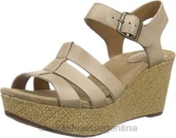 Clarks mujer Sandalias con tacón de cuña Clarks Caslynn Harp para mujer BPDZ202962