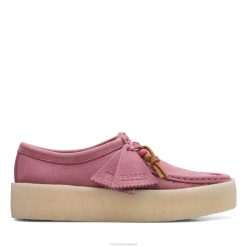Clarks mujer taza wallabee clarks nubuck rosa BPDZ203165 nubuck rosa