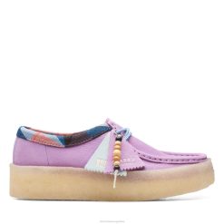 Clarks mujer taza wallabee clarks violeta claro BPDZ203373 violeta claro