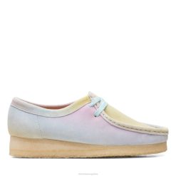 Clarks mujer wallabee clarks blanco/azul BPDZ203317 blanco azul
