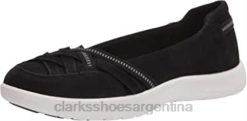 Clarks mujer Zapatilla adella poppy mujer clarks negro textil BPDZ201895 textil negro