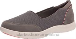 Clarks mujer Zapatilla clarks adella blush de piedra textil para mujer BPDZ202619 textil de piedra